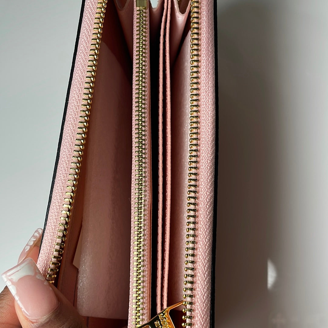 Long Pink Ombré Wallet / Card holder