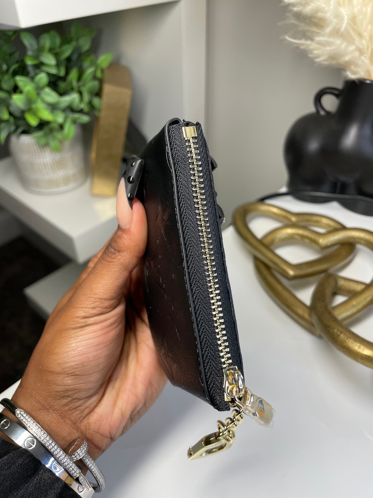 Black Logo Card Holder