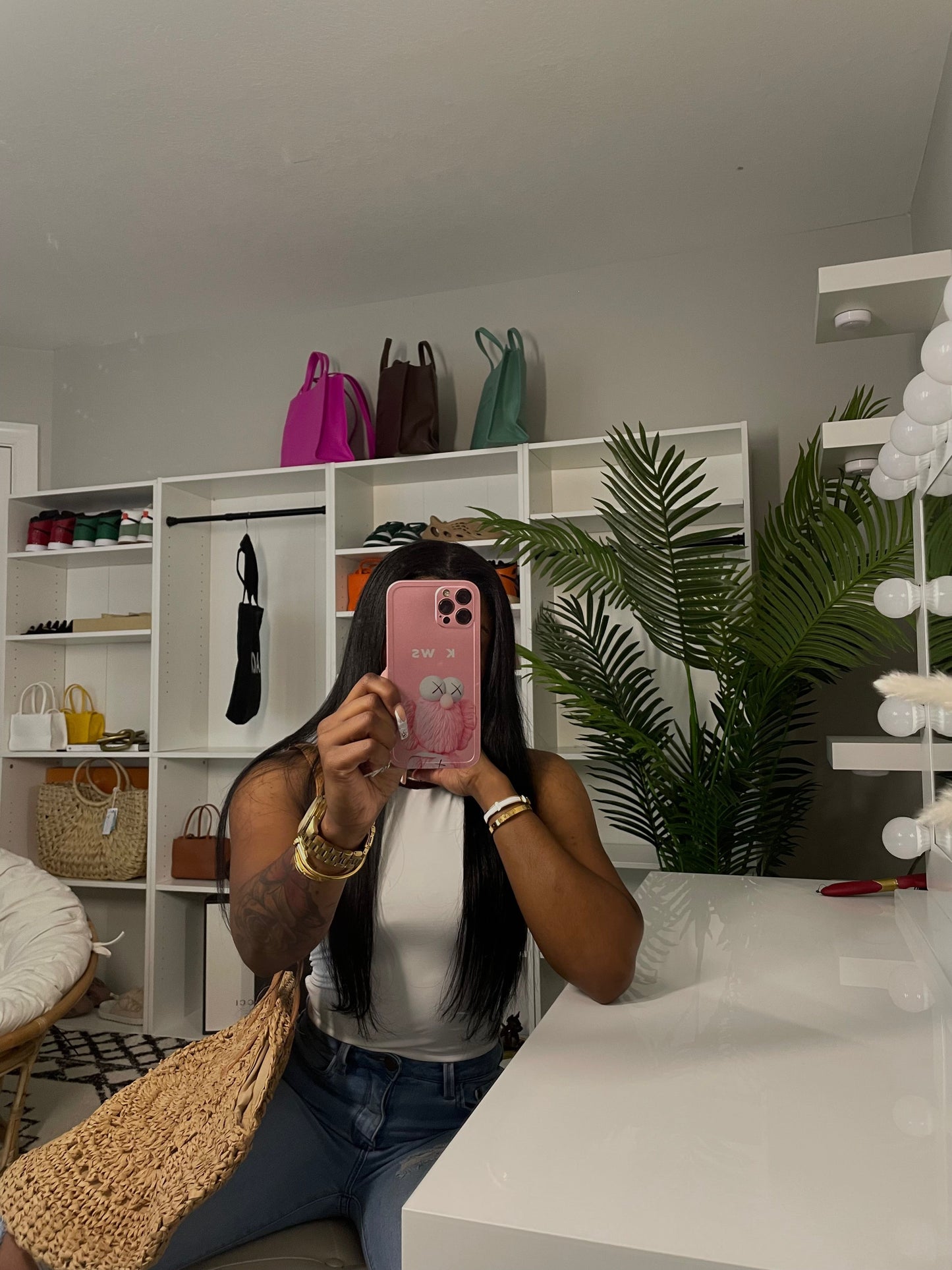 Pink KXWS Phone Case