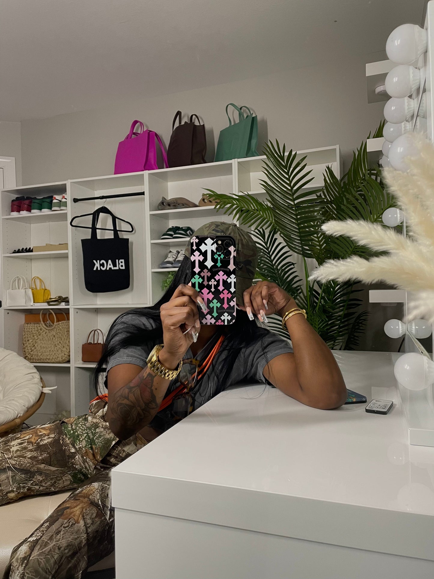 Reverse Colorful Hearts