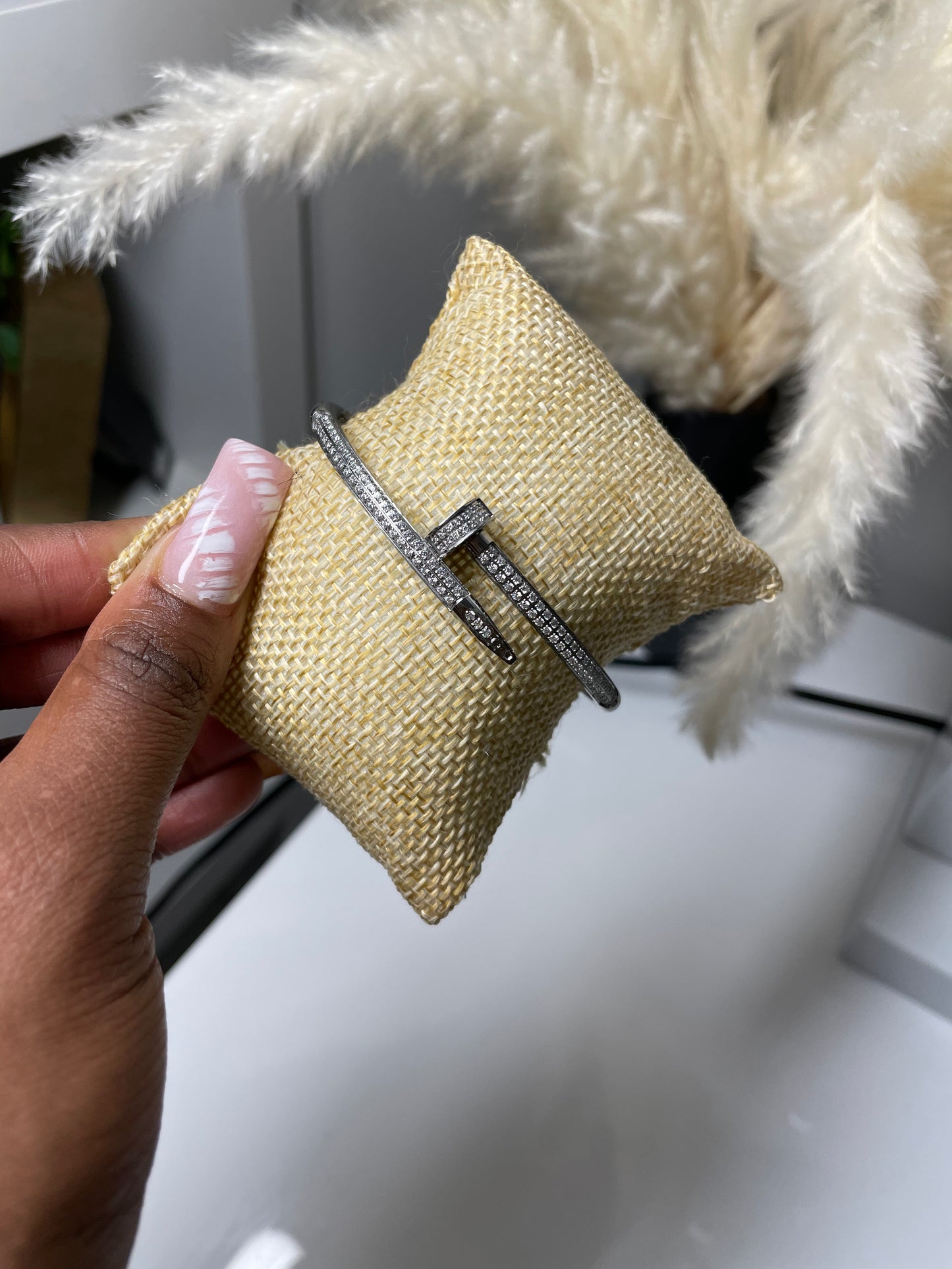 Full Blinged Nail Bracelet (17 cm only)