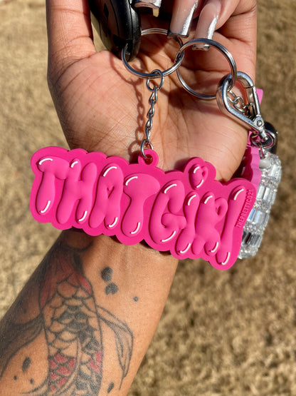 That Girl Keychain