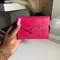 Short Hot Pink Wallet / Card holder