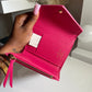 Short Hot Pink Wallet / Card holder