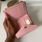 Short Baby Pink Wallet/ Card holder