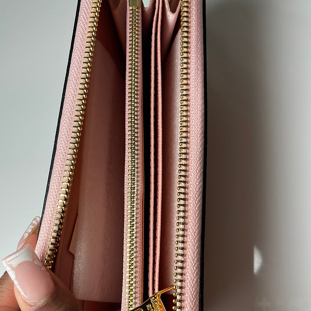 Long Pink Ombré Wallet / Card holder